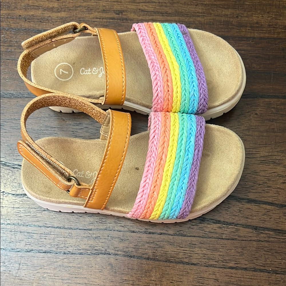 Cat & Jack Kids Rainbow Sandals